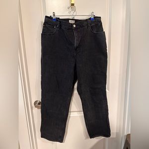 Abercrombie and Fitch Curve Love Ultra High Rise 90s Straight Jeans